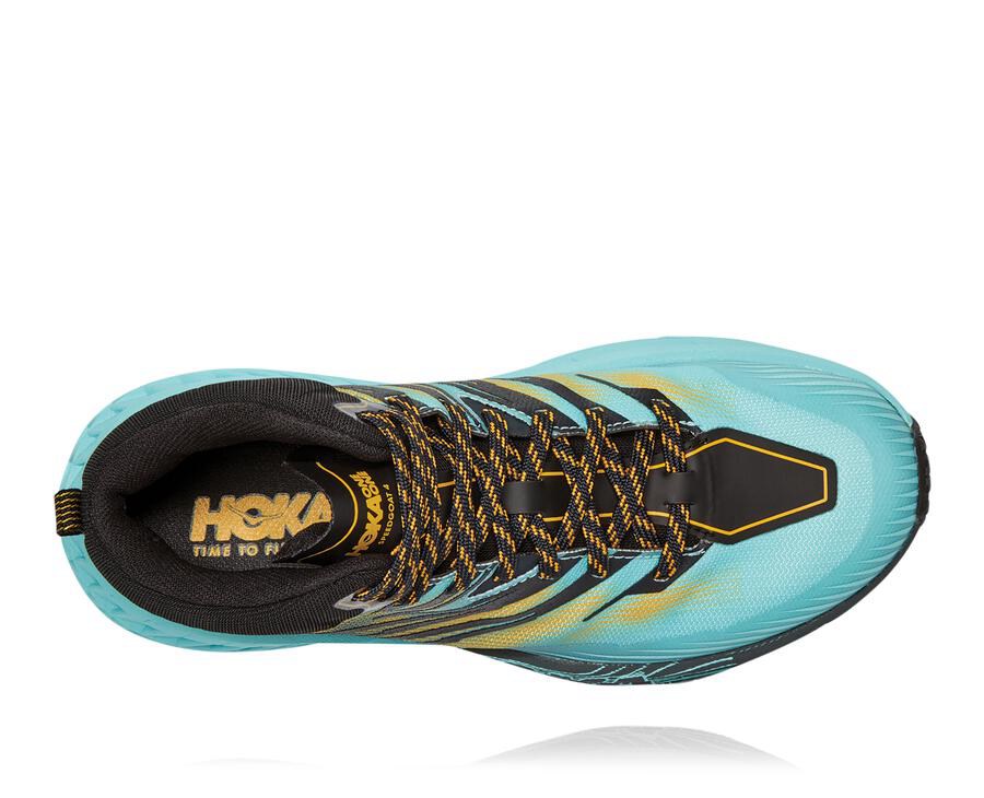 Zapatillas Trail Hoka One One Mujer - Speedgoat Mid Gore-Tex 2 - Azules - UXL793508